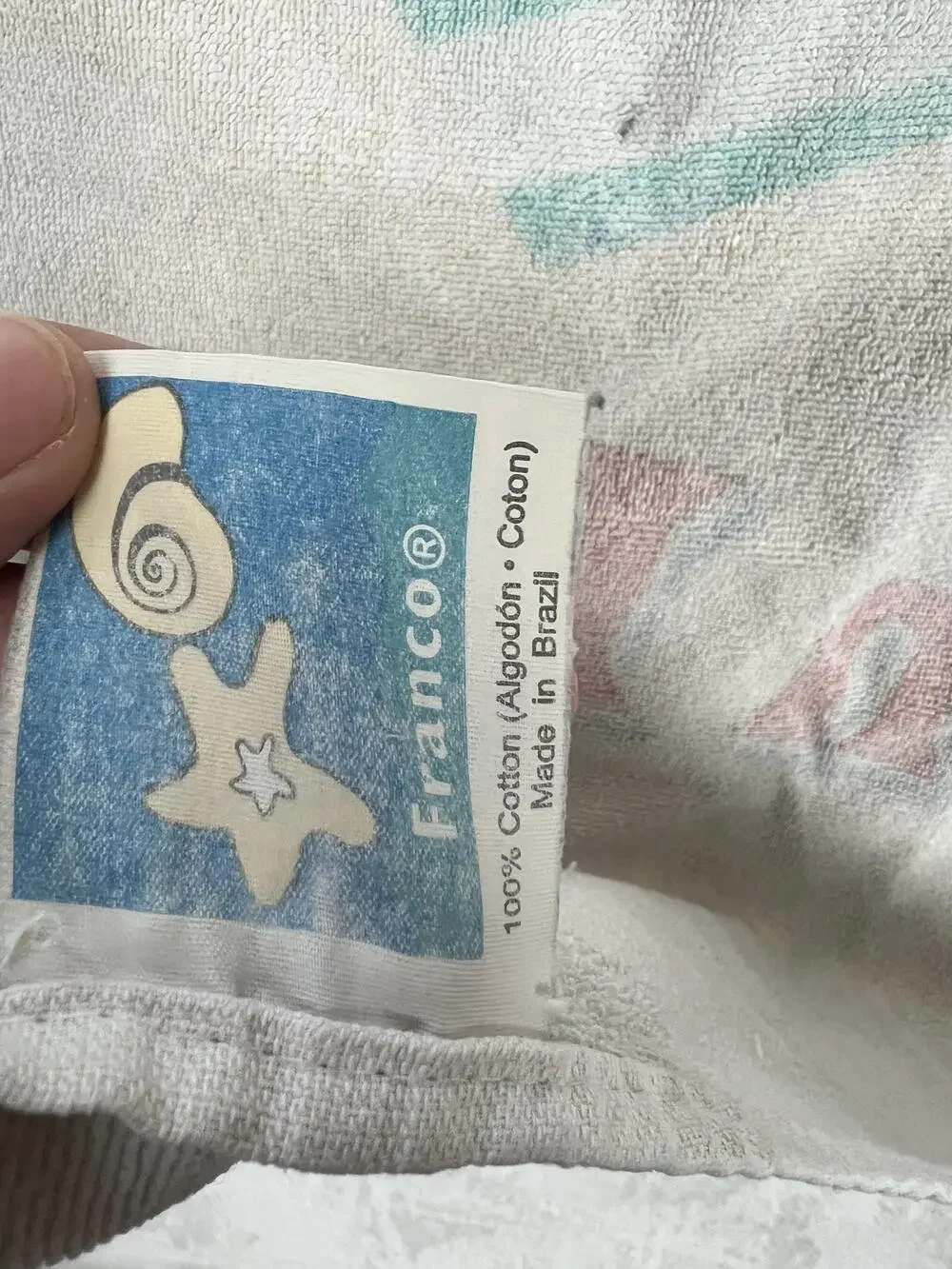 Vintage Disney Mickey Pluto Beach Pals Beach Towel 28x53 90s